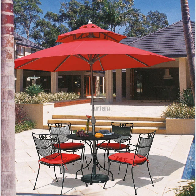 Sombrilla de alta calidad para jardín, playa, patio, sombrilla, cubierta para mesa y silla, protección de flores y césped a prueba de viento 1