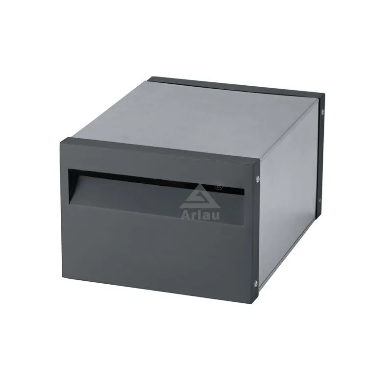 custom square front door mailbox post 1