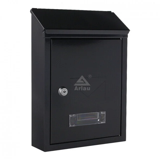 personalized mail boxes steel locking post letterbox 1