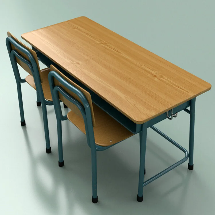 bureaux et chaises doubles pour étudiants 1