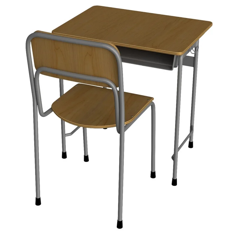 Table d'étude avec chaise pour les étudiants 1