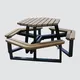 Round Wooden Picnic Table Factory 2