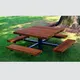Tables de pique-nique en bois dur à vendre grossiste 2