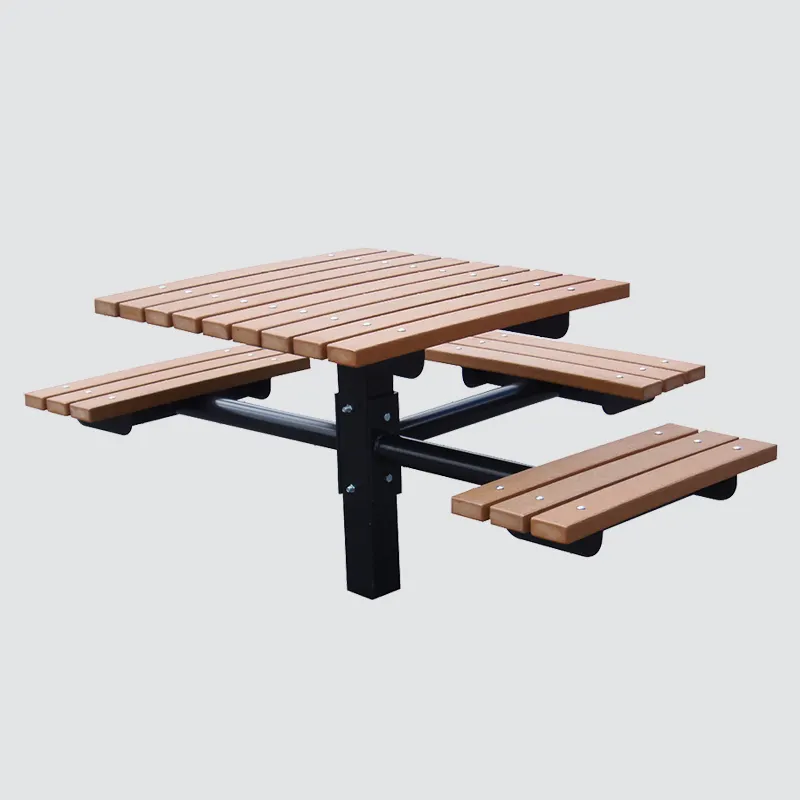 Tables de pique-nique en bois dur à vendre grossiste 4