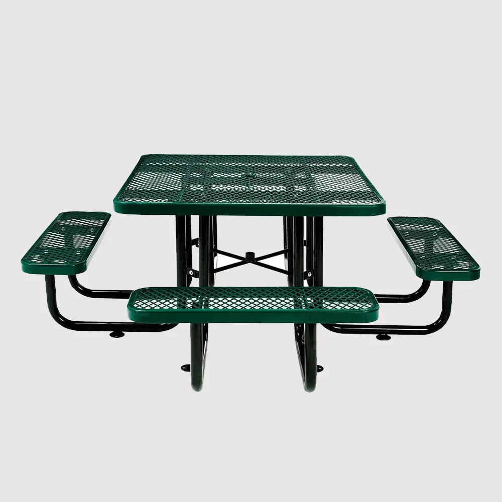Sostenibilidad con estilo: los beneficios de una mesa de picnic de metal expandido 1