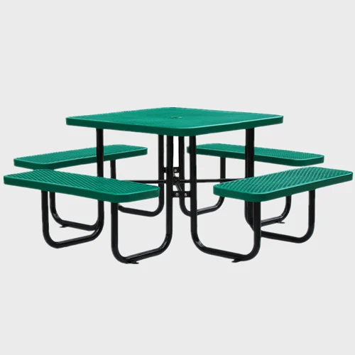 Commercial large square picnic outdoor table 1