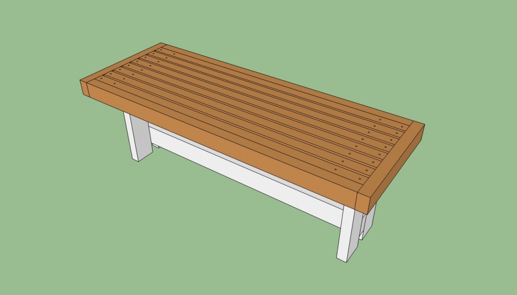 How to build a park bench