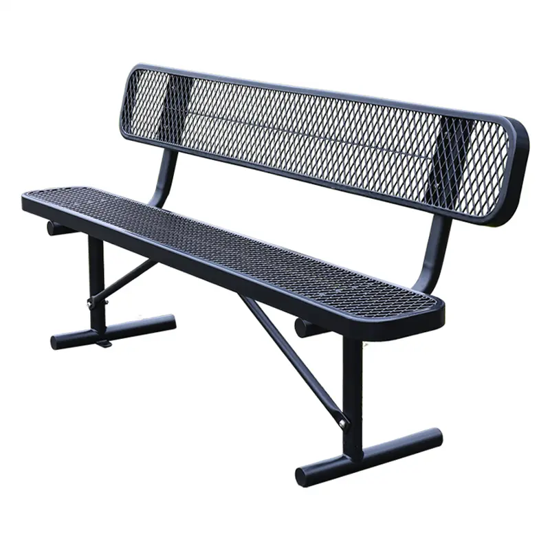 Usine de bancs métalliques extérieurs personnalisés 6