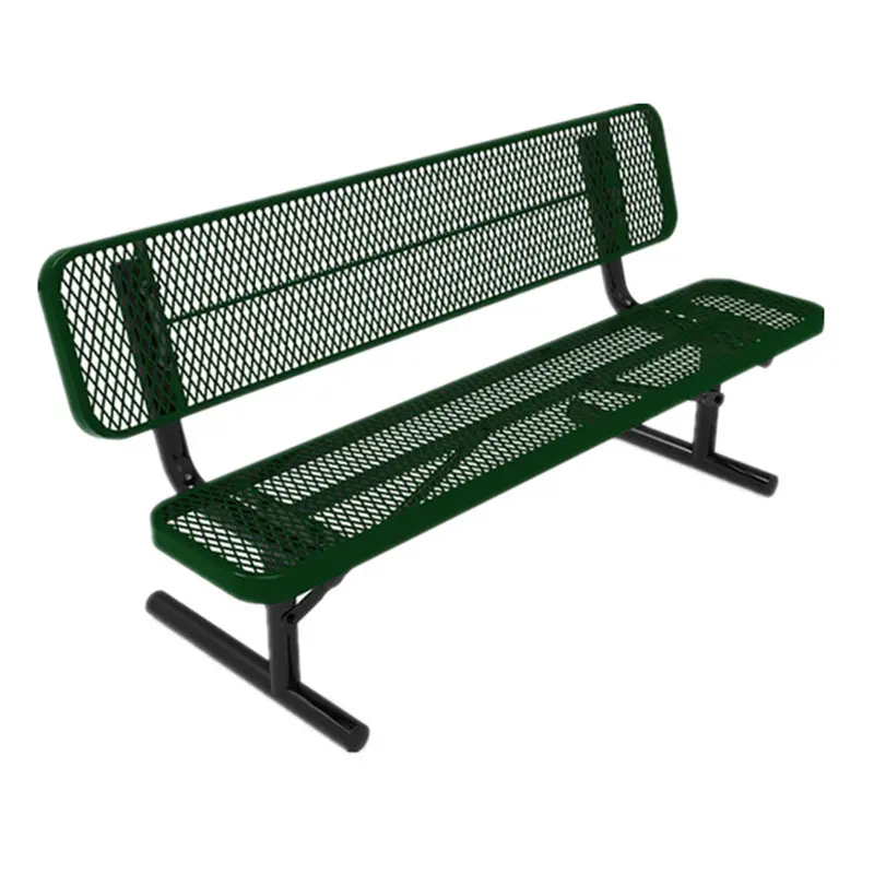 Usine de bancs métalliques extérieurs personnalisés 7