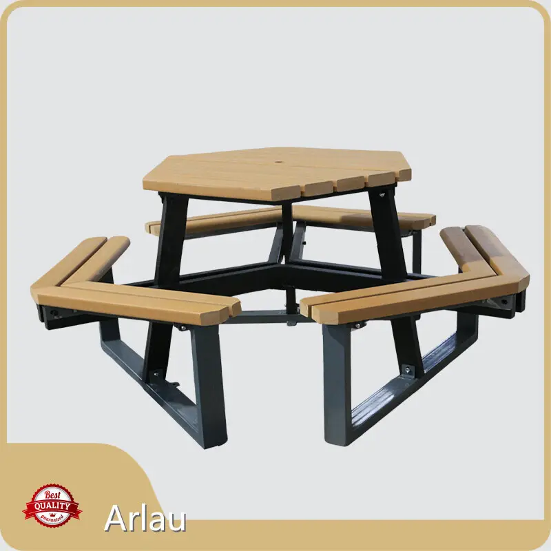 Round Wooden Picnic Table Factory 1