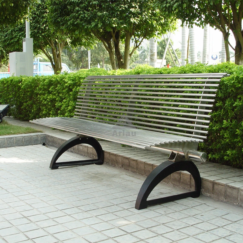 Stainless steel outdoor seat bench 1
