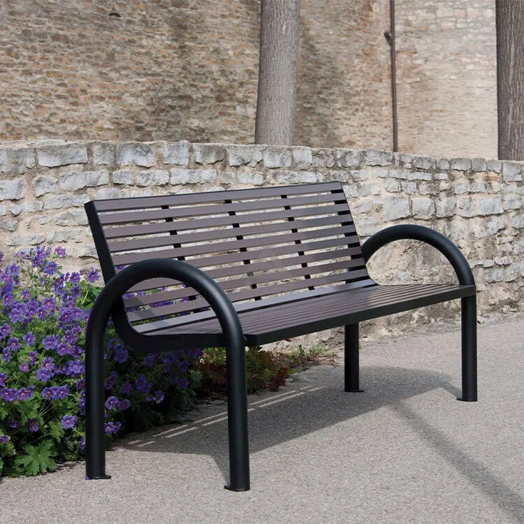 Wooden furniture public park benches 1