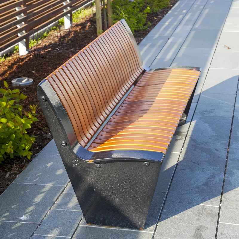 Heavy Duty Scenic Outdoor Plastic Wood with Backrest Manufacturer 1