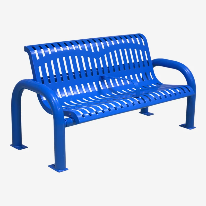 Outdoor Modern Metal Patio Bench 1
