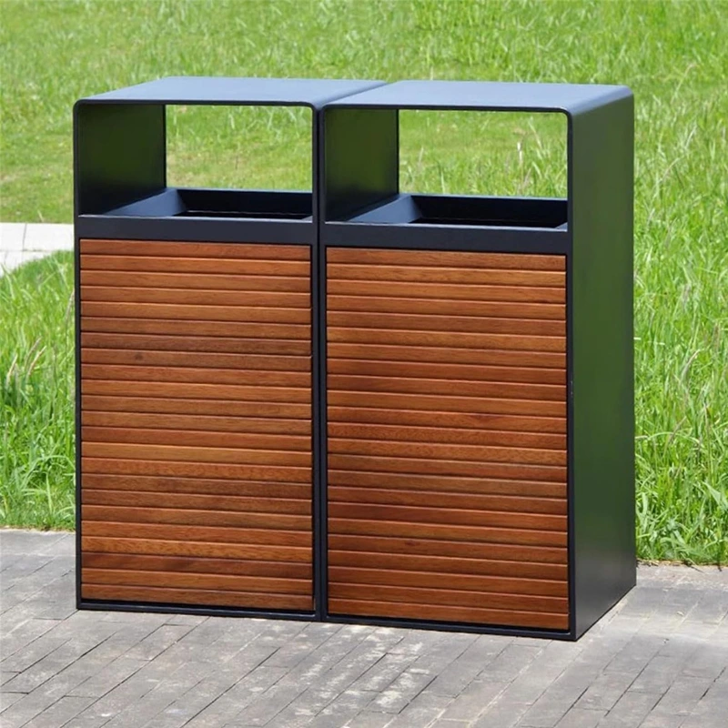 Public medium little trash can 1