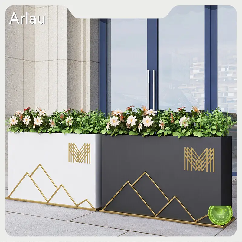 Jardinières de fleurs en métal économiques à vendre 1