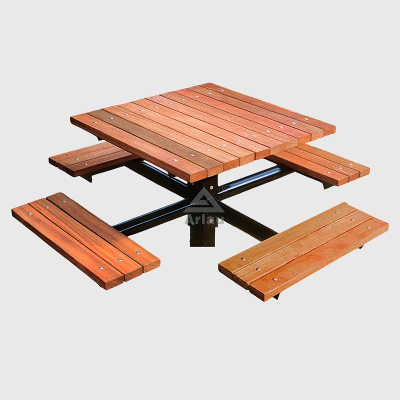 Outdoor park recycled plastic wood picnic tables 1