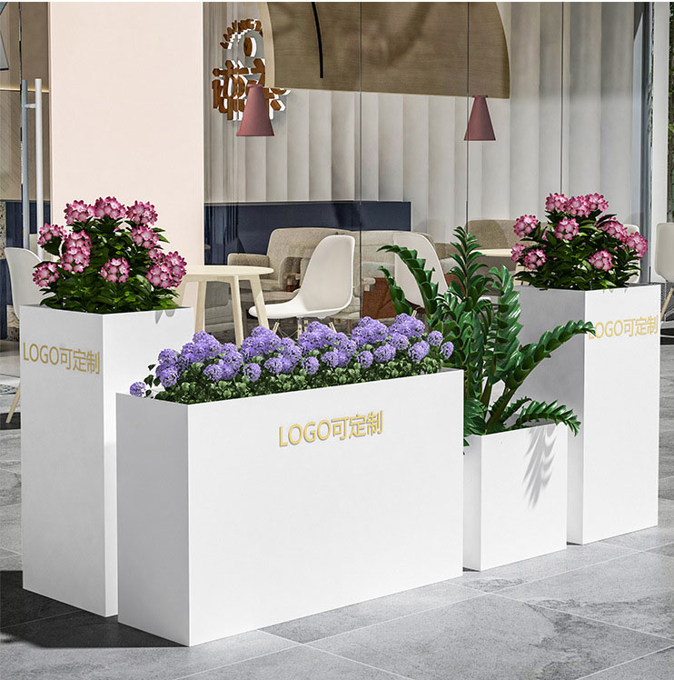 Custom Stainless Steel Flower Boxes for Gardens and Public Spaces