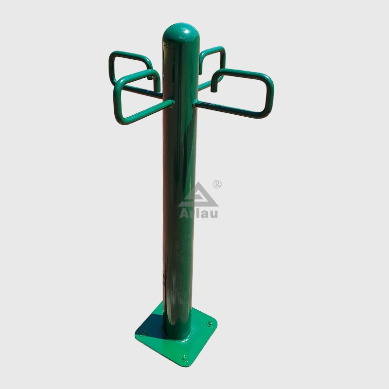 Dog park outdoor leash post 1