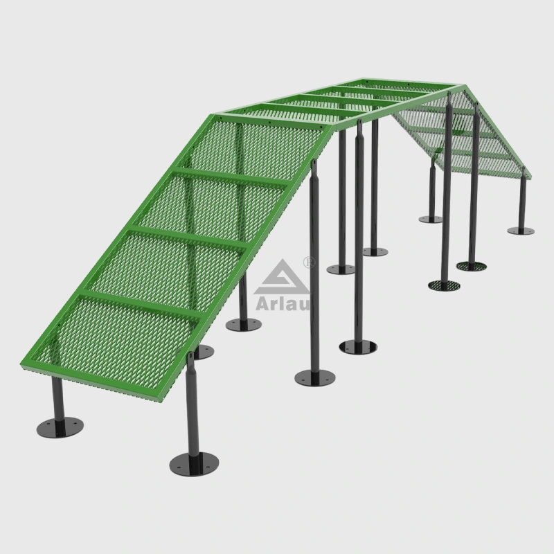 Dog park extended walk ramp 1