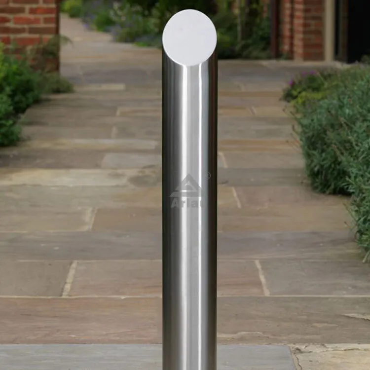 Street Commercial School Round 316 Stainless Steel Barrier -arlau 1