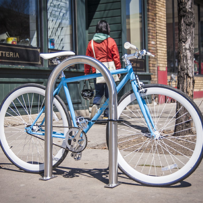 Streetscape Bike Racks Outdoor Street Public Commercial Stainless Steel Bike Parking Rack | Arlau