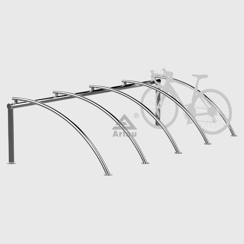 Paris Inox Bike Rack Stainless Steel Bike Rack for Public Parks and Streets - Arlau