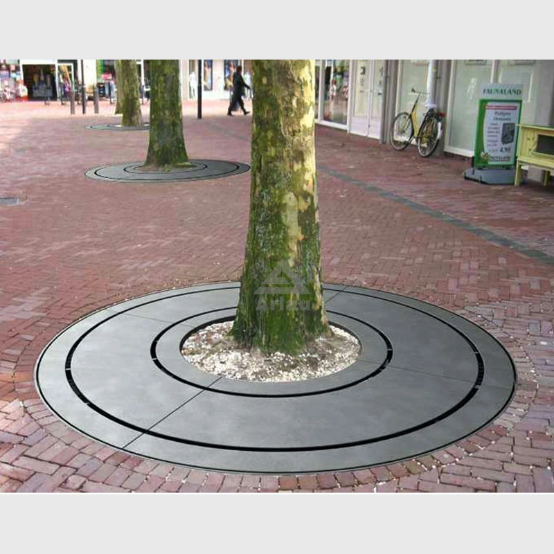 Urban accessories circular iron tree grates 1