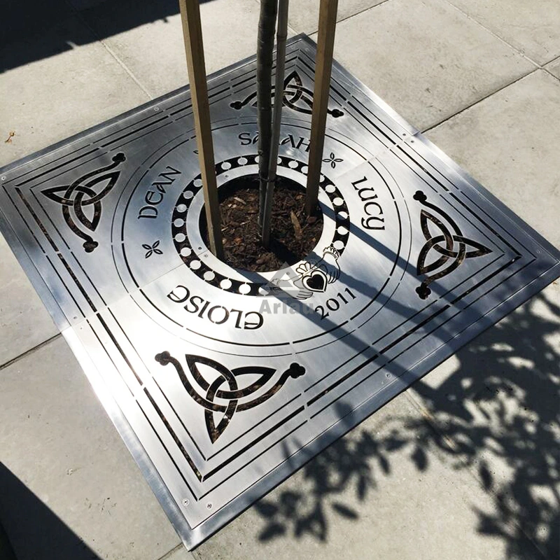 Custom metal tree grates manufacturers 1