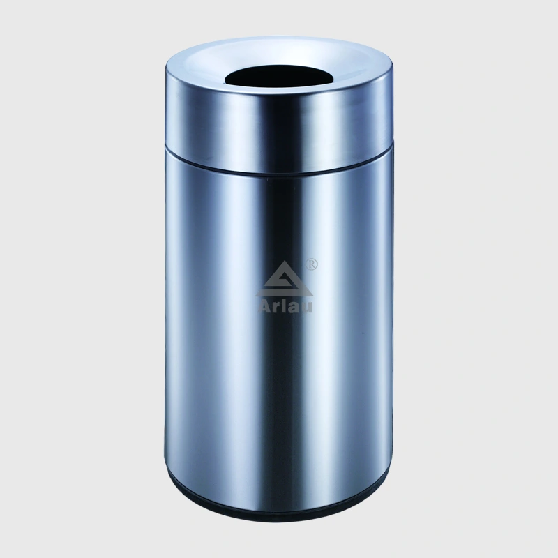 Indoor Large Capacity Stainless Steel Kitchen Trash Can with Swivel Top Supplier 1