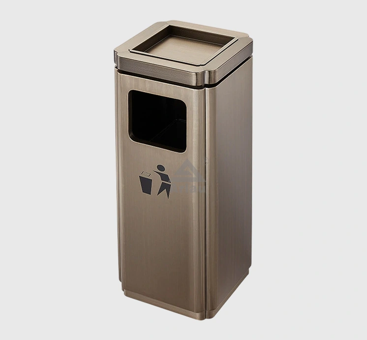 Customized elevator entrance corridor aisle ash trash can manufacturer 1