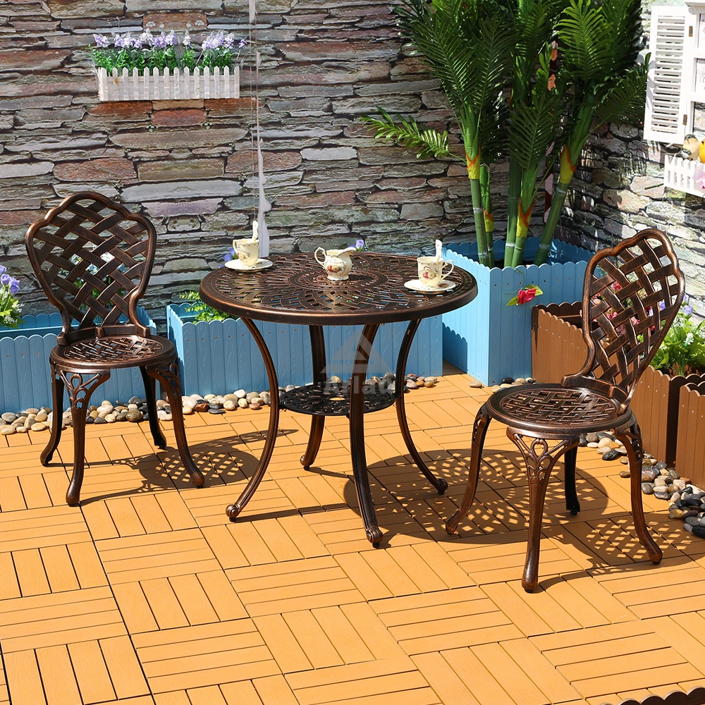 Sets Deluxe Garden Sets Cast Aluminum Outdoor Garden Furniture 1