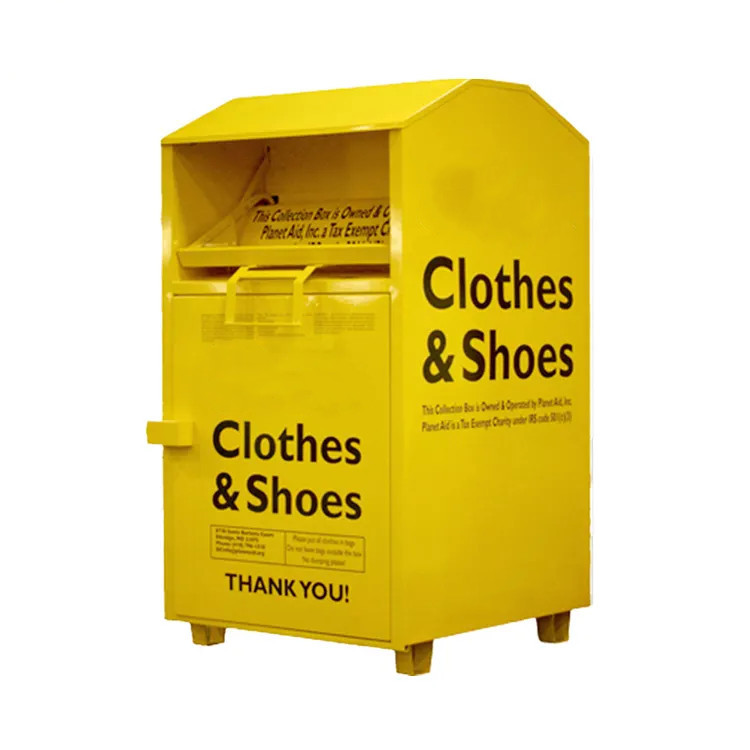 Large Capacity Donation Drop Box for Clothes Collection - Arlau