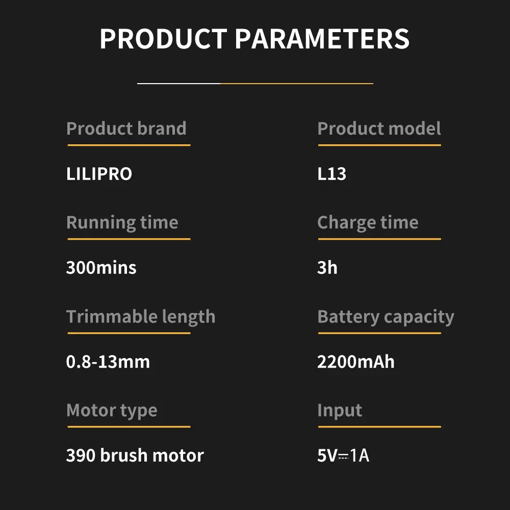 Clipper Trimmer Set by LILIPRO 4