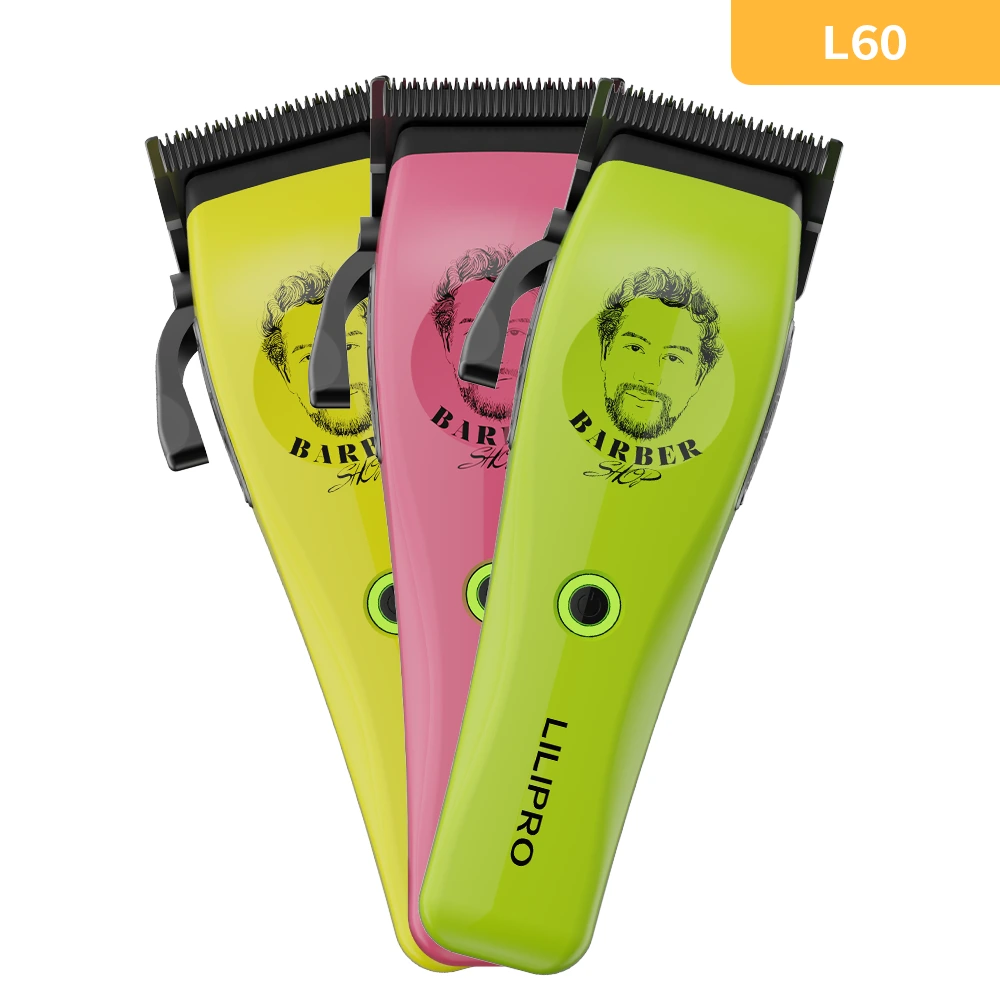 Máquina de cortar cabelo profissional Motor magnético usando lâmina DLC Motor vetorial Máquina de cortar cabelo Aparador LILIPRO L60 1