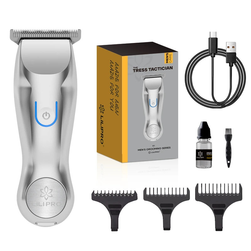 Zinc Alloy Metal Body Mini Carving Hair Trimmer LILIPRO M1 1