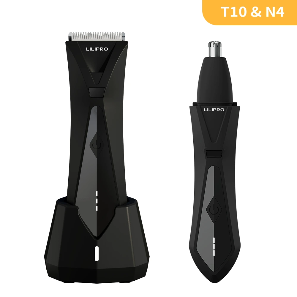 IPX7 Washable Electric Ceramic Ball Cordless Body Hair Privacy Trim Beauty Set LILIPRO T10N4 1
