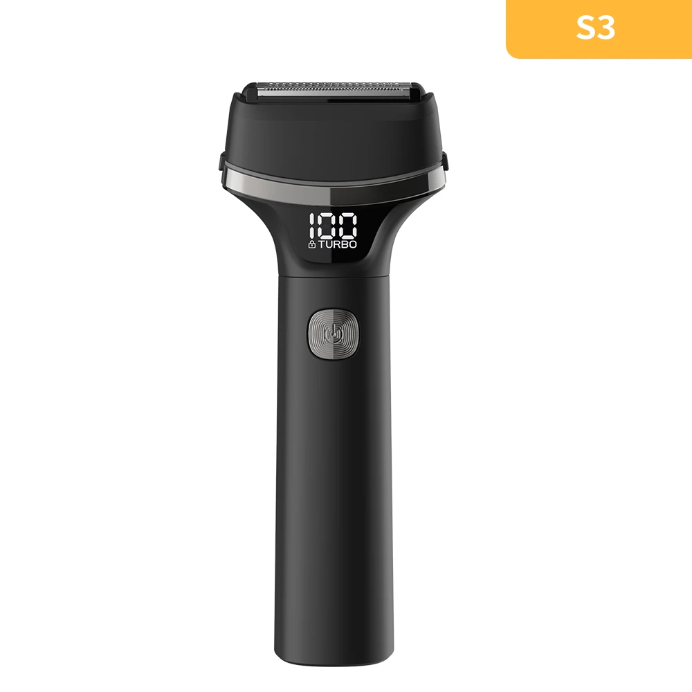 Intelligent Portable Facial Shaver With 2 Speeds And 3 Blades Color Curved Electric Shaver LILIPRO S3 1