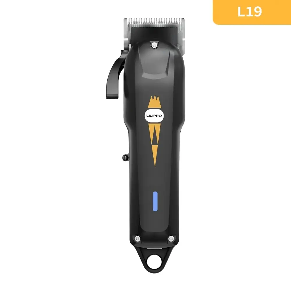 Barber Shop Supplier Hair Clipper Beginner Rechargeable Cordless Electric Hair Clipper With LED Light And Adjustable Blade LILIPRO L19 1