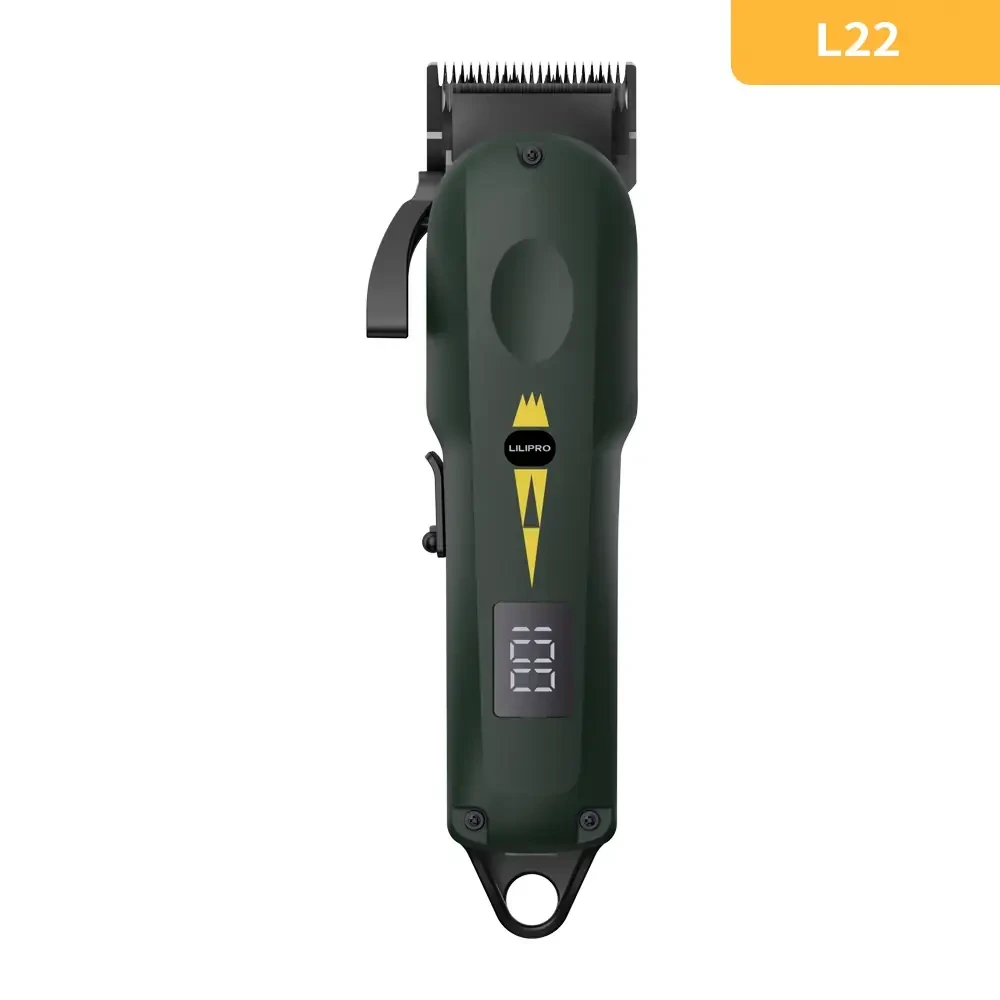 Barber Shop Wholesale Hair Clippers Beginner Hairdressing Tools Video Teaching Adjustable Fade 5Cr Blade Cordless Electric Hair Clipper LILIPRO L22 1