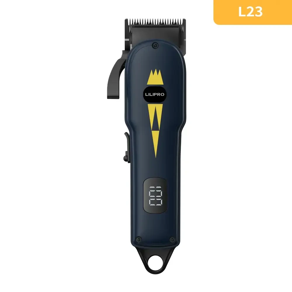 Barber Shop Rechargeable Hair Clipper Wholesale Beginner Hairstylist Video Teaching Adjustable Fade 5cr Blade Cordless Electric Hair Clipper LILIPRO L23 1