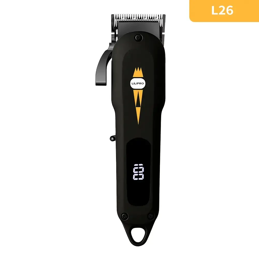 Barber Clippers Wholesale Junior Hairstylist Rechargeable Haircutting Scissors Fade 5Cr Adjustable Blade Electric Haircutting Scissors Supplier LILIPRO L26 1