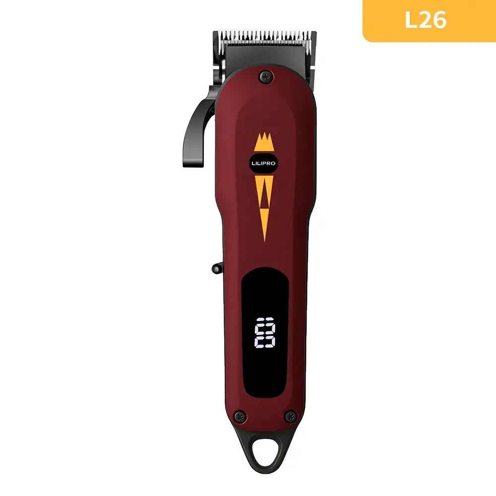 Hair Clipper Supplier Junior Hairstylist Rechargeable Hair Clipper Fade 5Cr Adjustable Blade Electric Hair Clipper Barber Salon Product LILIPRO L26 1