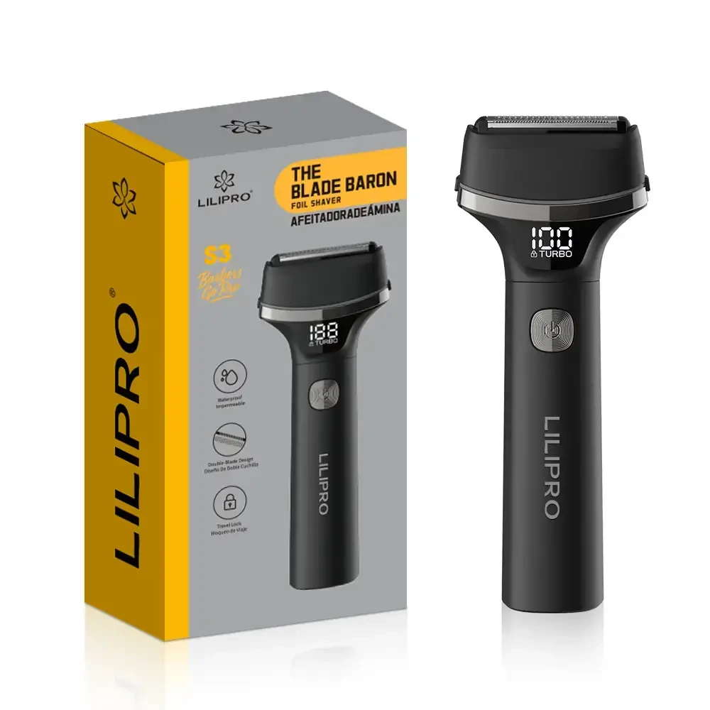 Waterproof Electric Foil Shaver for Men with Dual Foil Blades LILIPRO S3 | Wholesale Grooming Kit 1