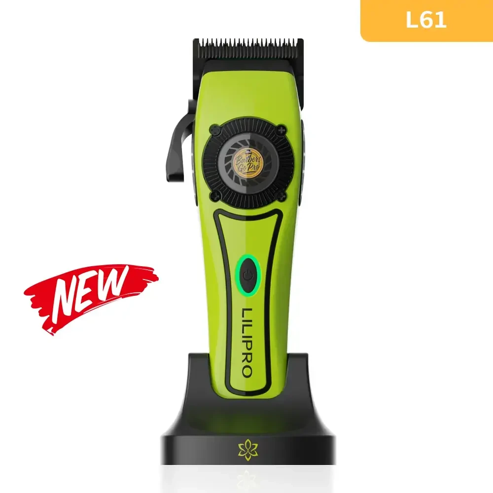 Wholesale Cordless Barber Hair Clipper LILIPRO L61 Long Runtime with Ceramic DLC Blade for Barbers and Salon Stylists丨Barber Clipper Supplier 1