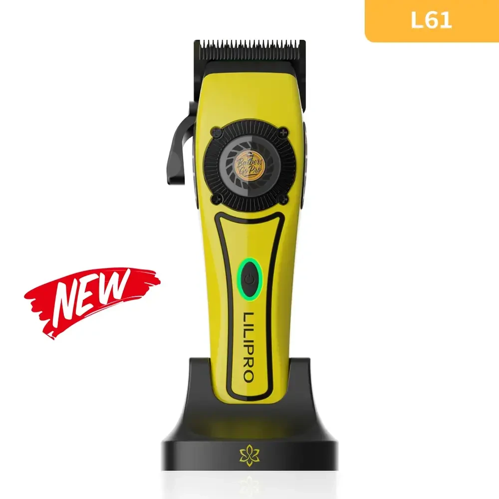 Professional Barber Hair Clipper Embedded Refrigeration System Blade and 8500RPM Motor Hair Clipper Wholesale Supply LILIPRO L61 1