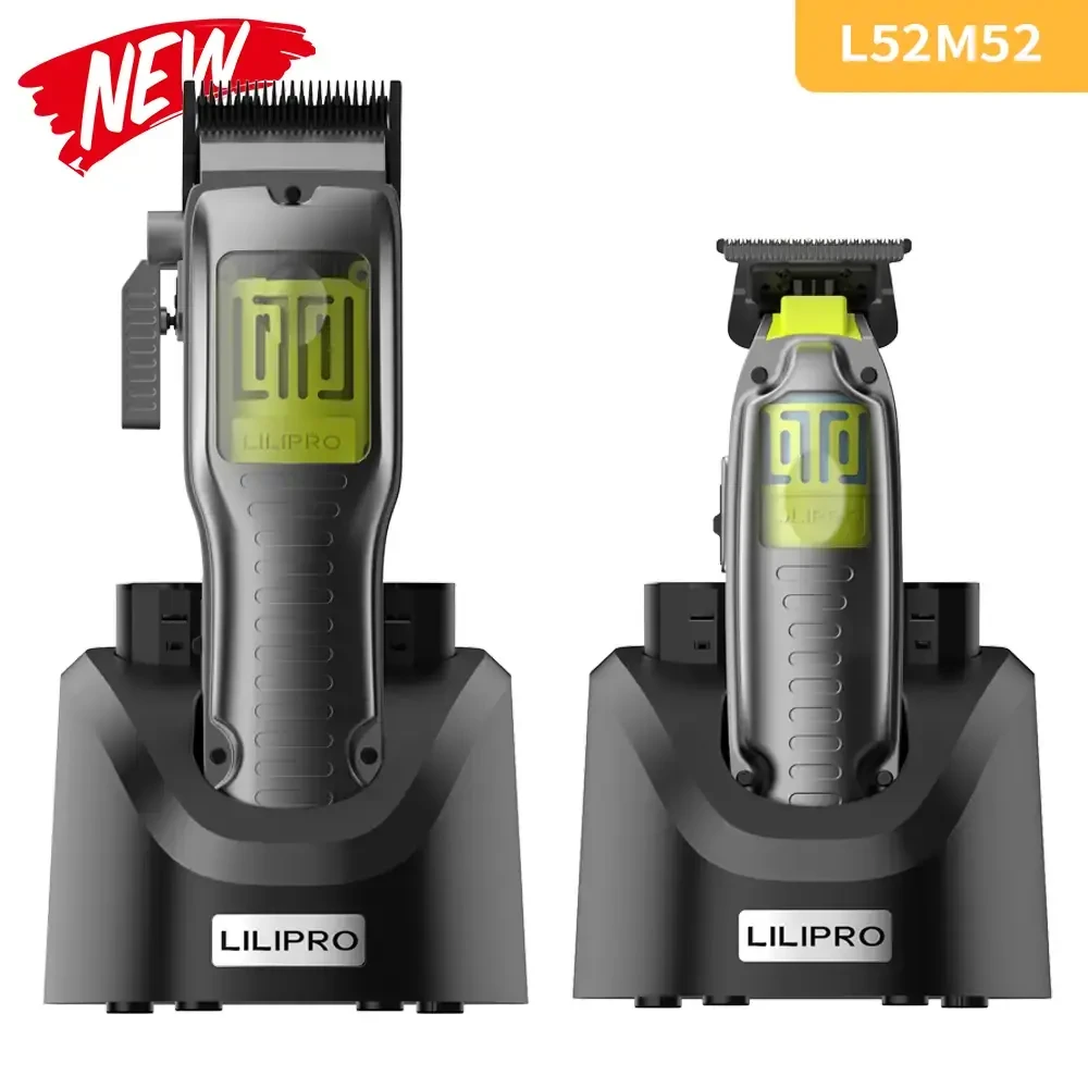 Professional Cordless Hair Clipper and Trimmer Combo for Barbers LILIPRO L52M52 | OEM Wholesale 1