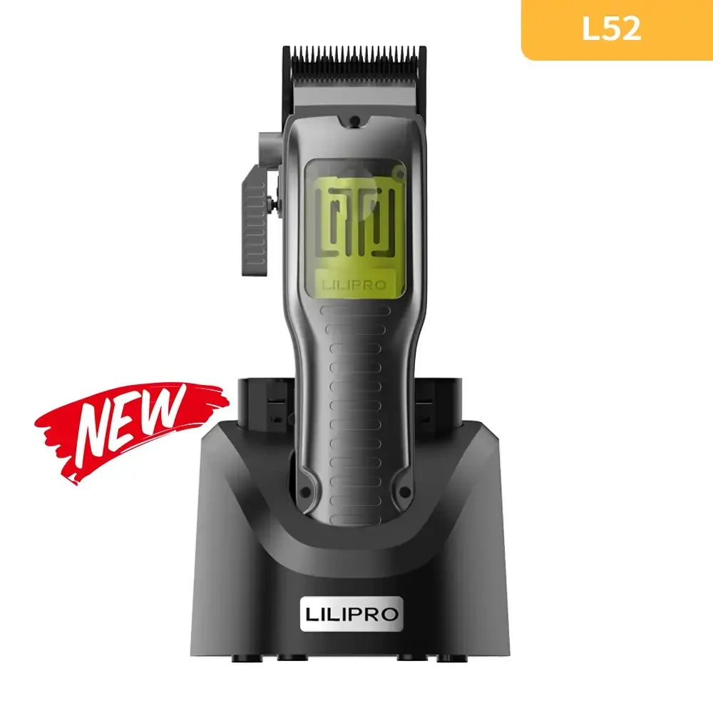 LILIPRO L52 Rechargeable Balding Clipper with Removable Battery and DLC Blade | Pro Barber Wholesale Tool 1