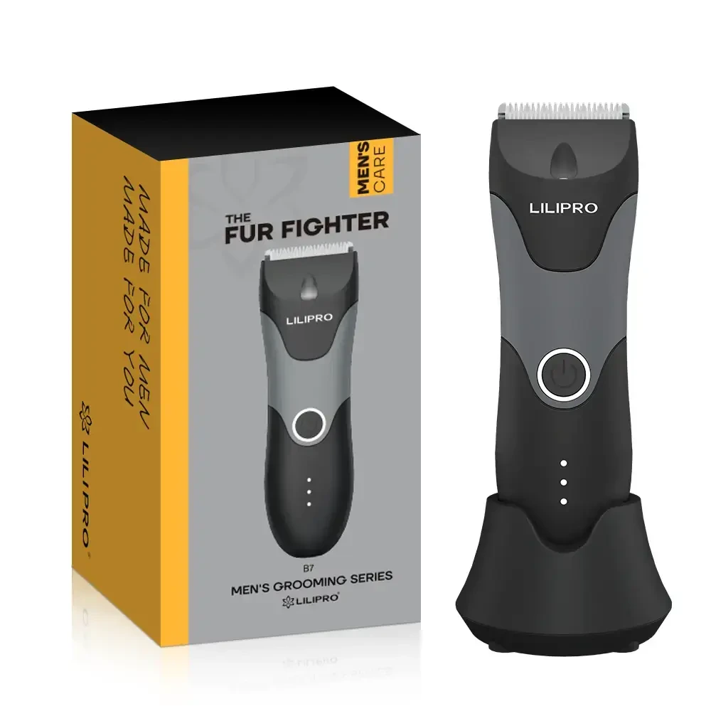 Waterproof Groin & Body Hair Trimmer for Men Skinsafe Electric Shaver | LILIPRO B7 Wholesale 1