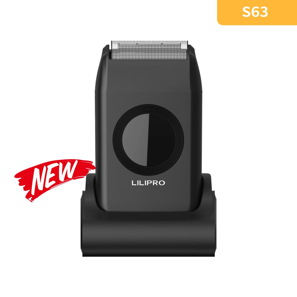 High-Speed Cordless Foil Shaver with Dual Blades for Barbershop Fades and Precision Detailing Bald Head Shaver Factory LILIPRO S63 1